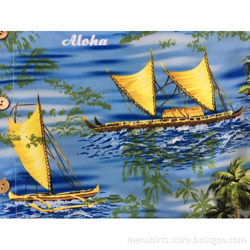 Men Hawaiian Beach Shirt